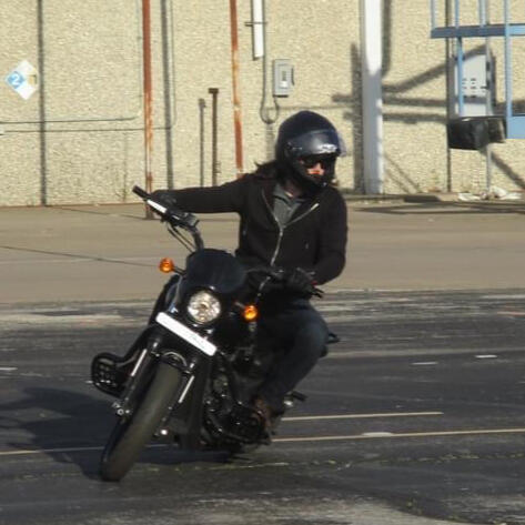 Not my motorcycle. This is a training bike from Myers-Duren Harley Davidson in Tulsa, OK